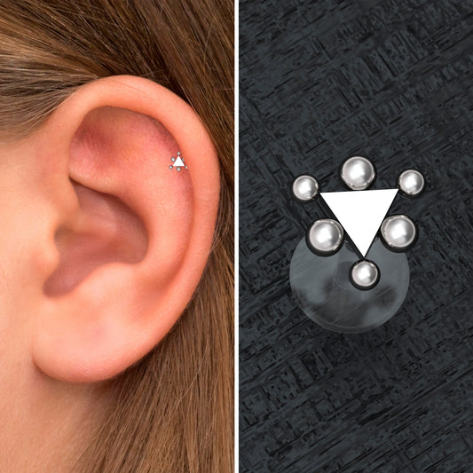 Forward Helix Earring Bioflex - TitaniumFashion