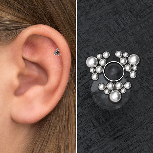 Bioflex Tragus Stud - TitaniumFashion