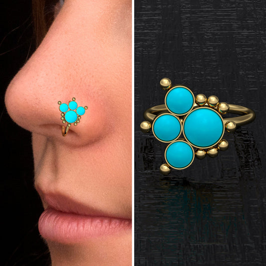 Nose Piercing Surgical Steel - TitaniumFashion