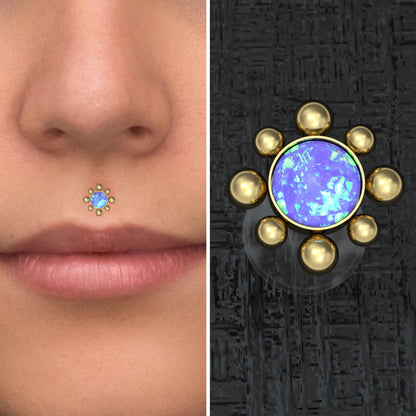 Opal Lip Labret Bioflex - TitaniumFashion