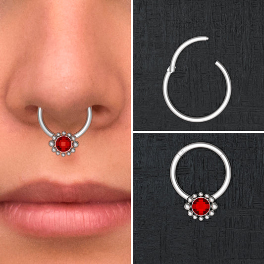 Septum Ring Surgical Steel - TitaniumFashion