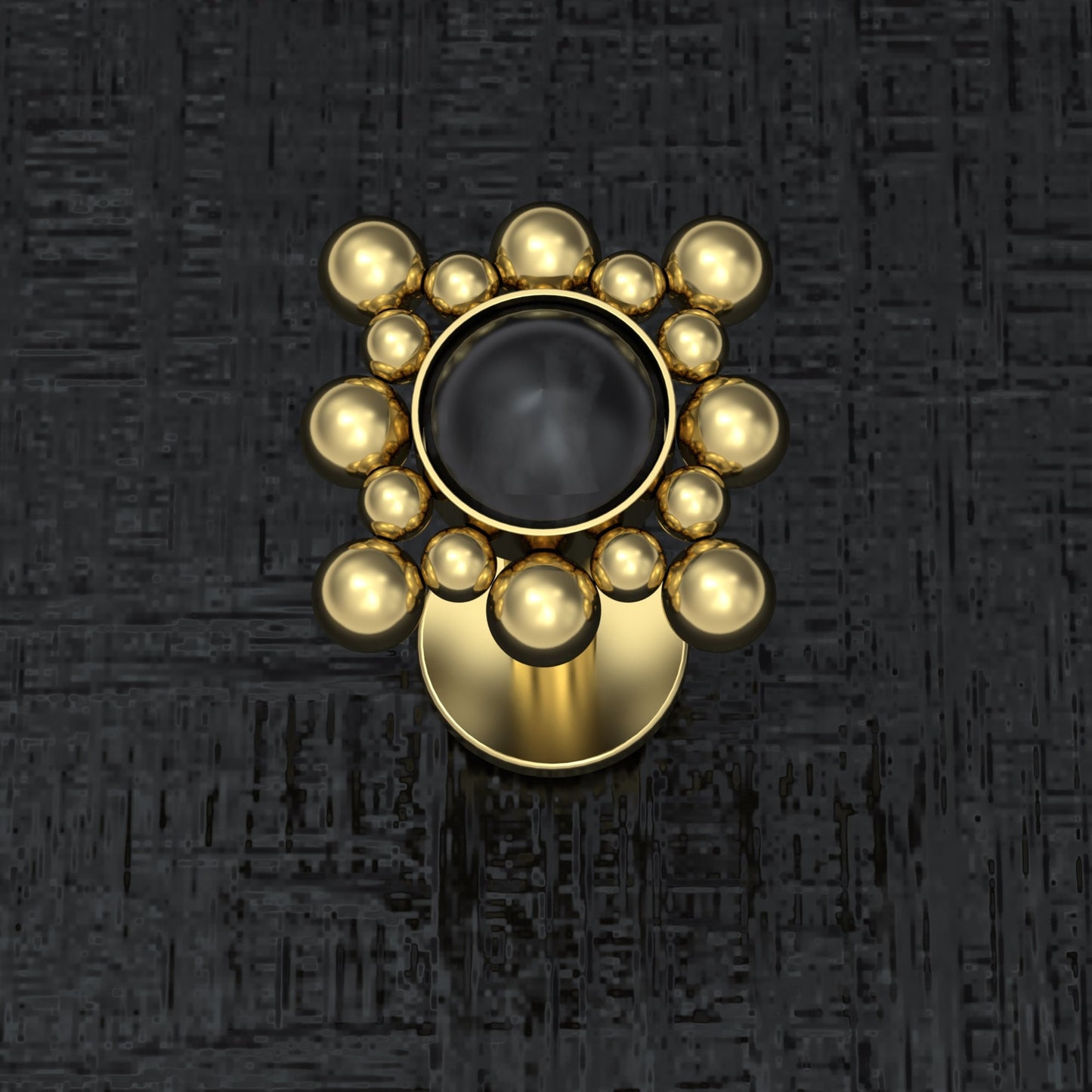 Medusa Lip Ring Surgical Steel - TitaniumFashion