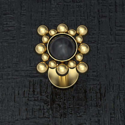 Medusa Lip Ring Surgical Steel - TitaniumFashion