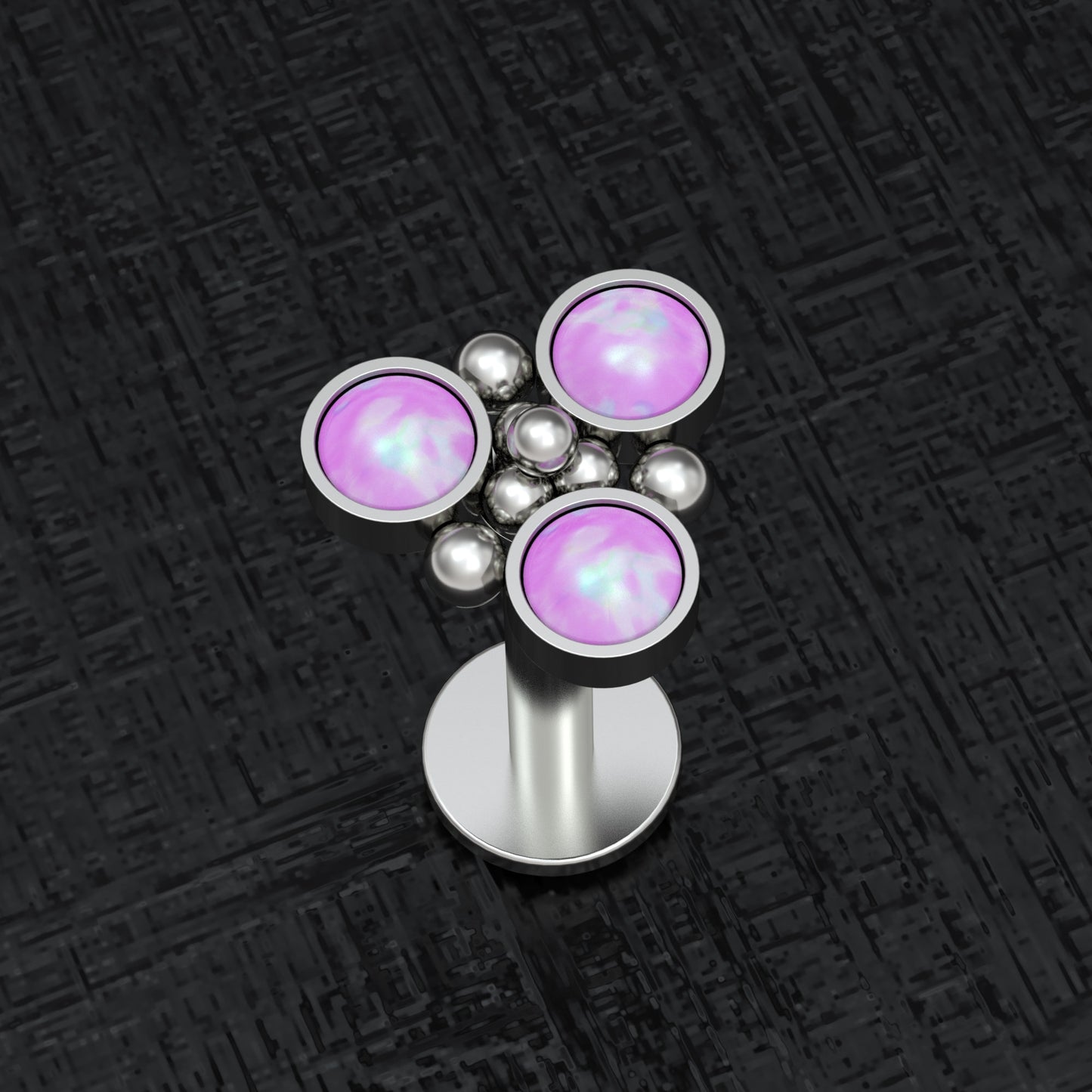 Opal Lip Labret Titanium - TitaniumFashion