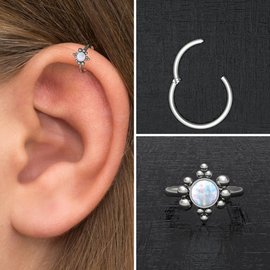 Titanium Tragus Earring Hoop - TitaniumFashion