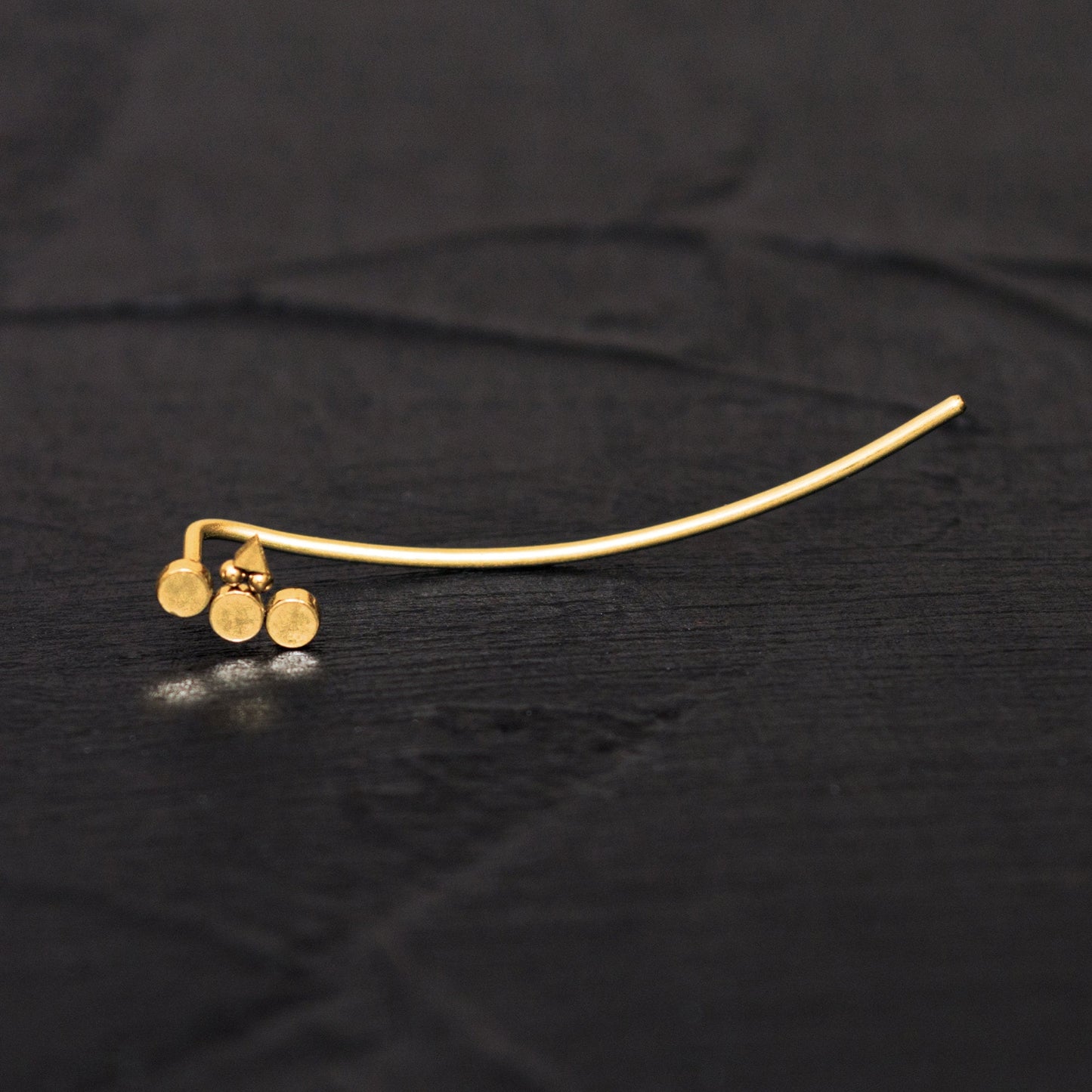 Ear Climber Earrings Surgical Steel - TitaniumFashion