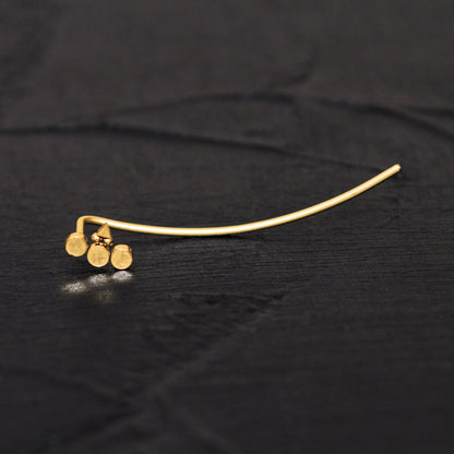 Ear Climber Earrings Surgical Steel - TitaniumFashion