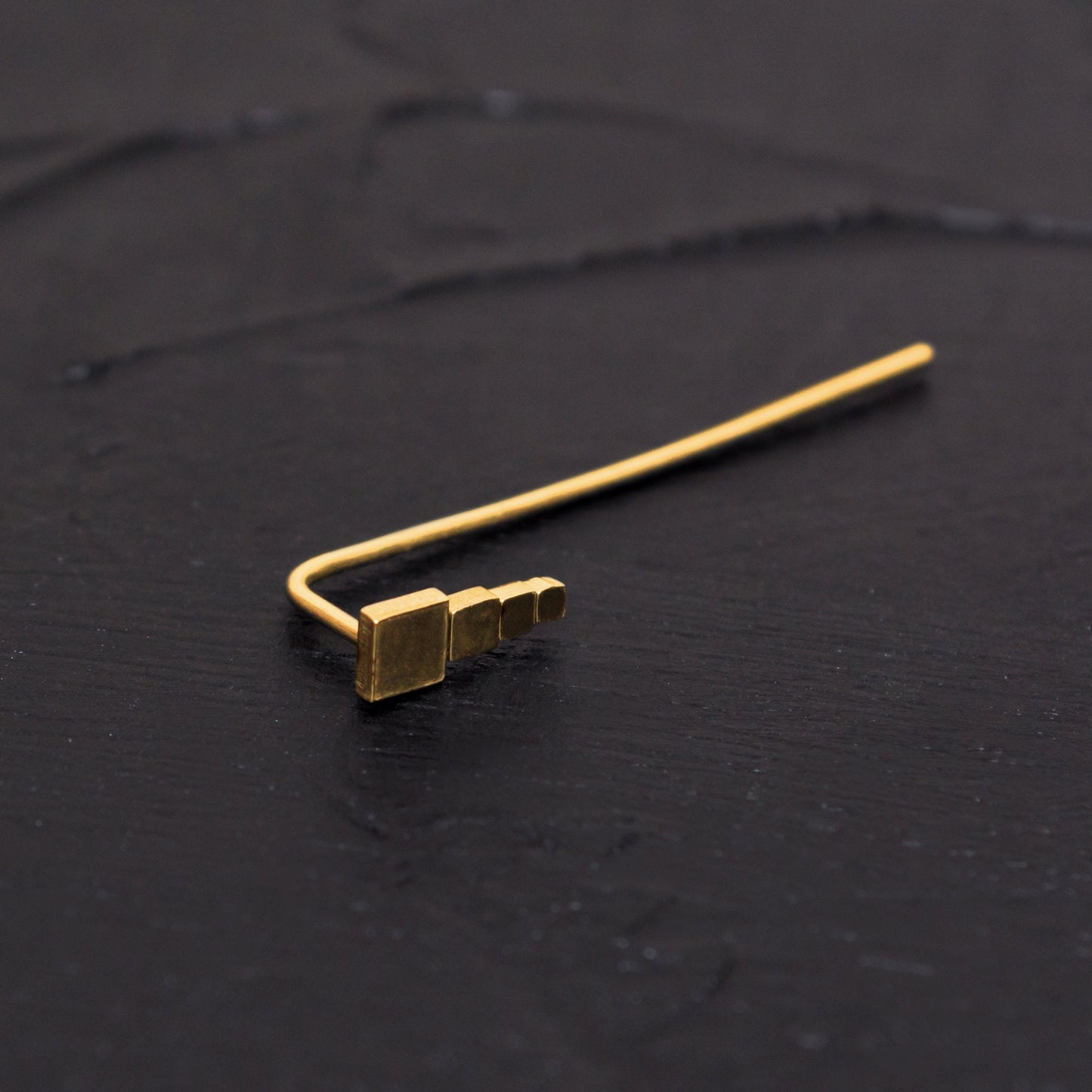 Up The Ear Earrings Surgical Steel - TitaniumFashion