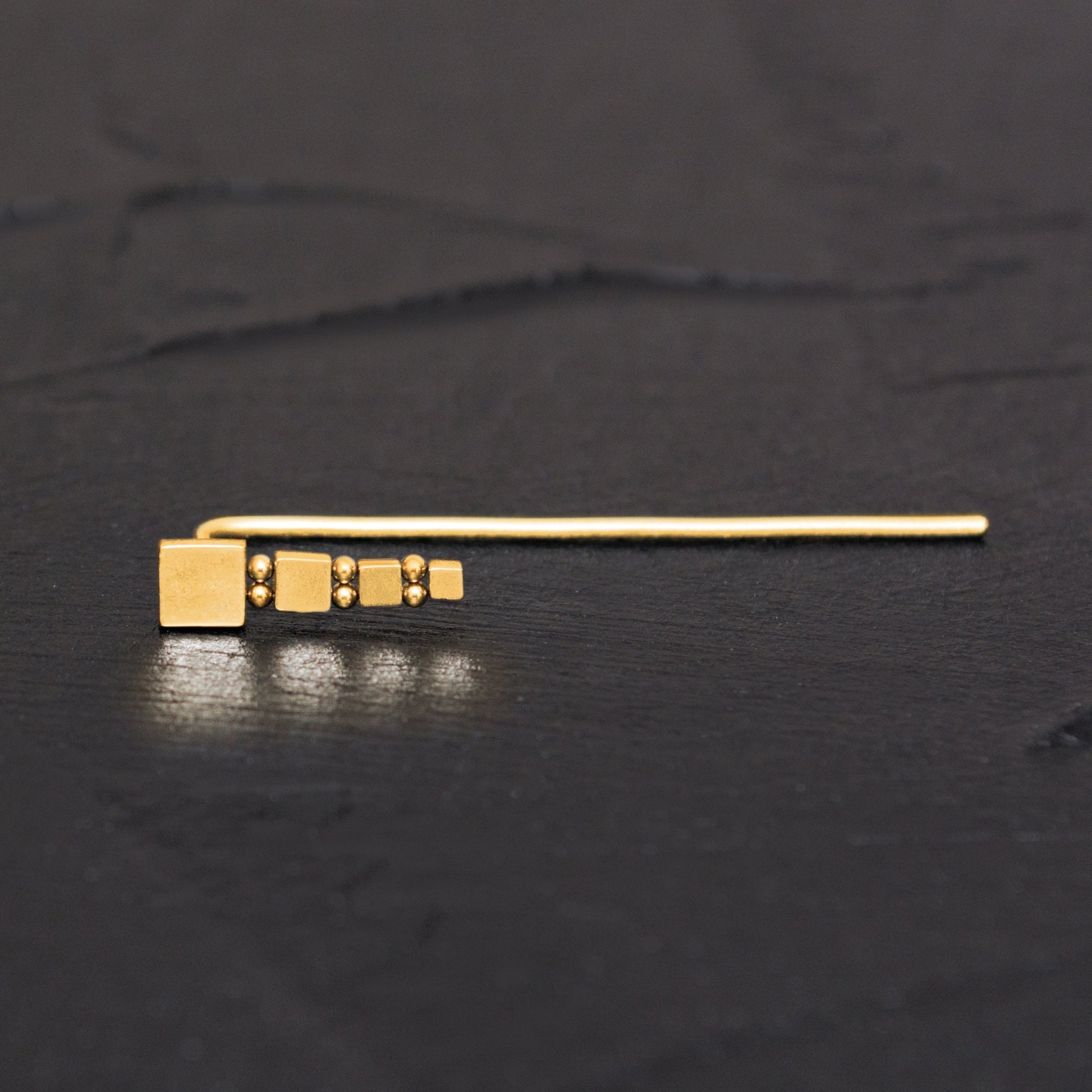 Surgical Steel Ear Crawler Earrings - TitaniumFashion