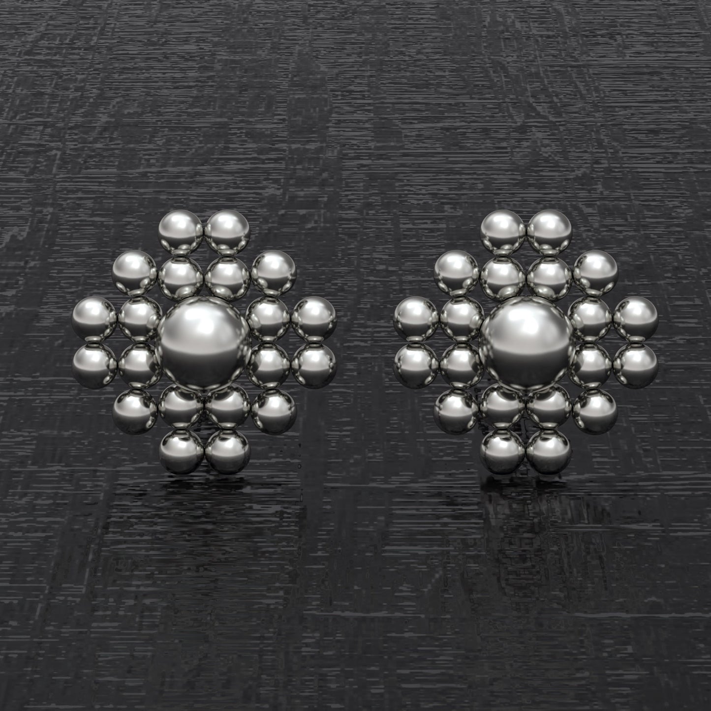 Stud Earrings - TitaniumFashion