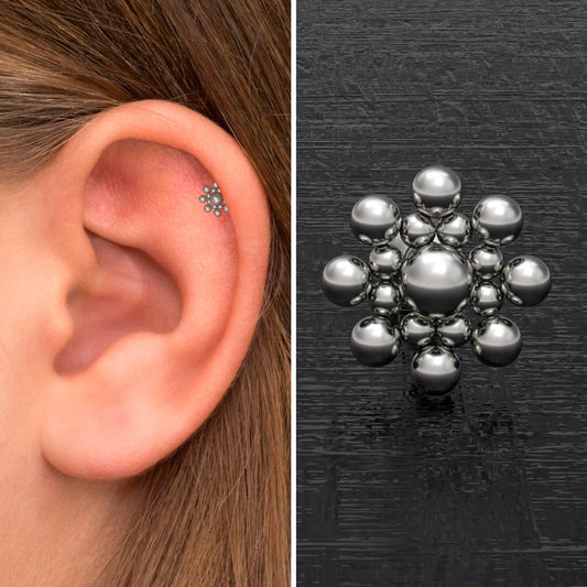 Titanium Conch Barbell - TitaniumFashion