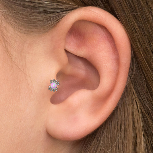 Cartilage Earring Stud Implant Grade Titanium - TitaniumFashion