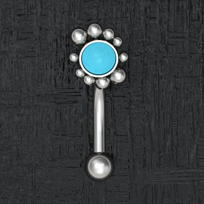 Eyebrow Jewelry Implant Grade Titanium - TitaniumFashion