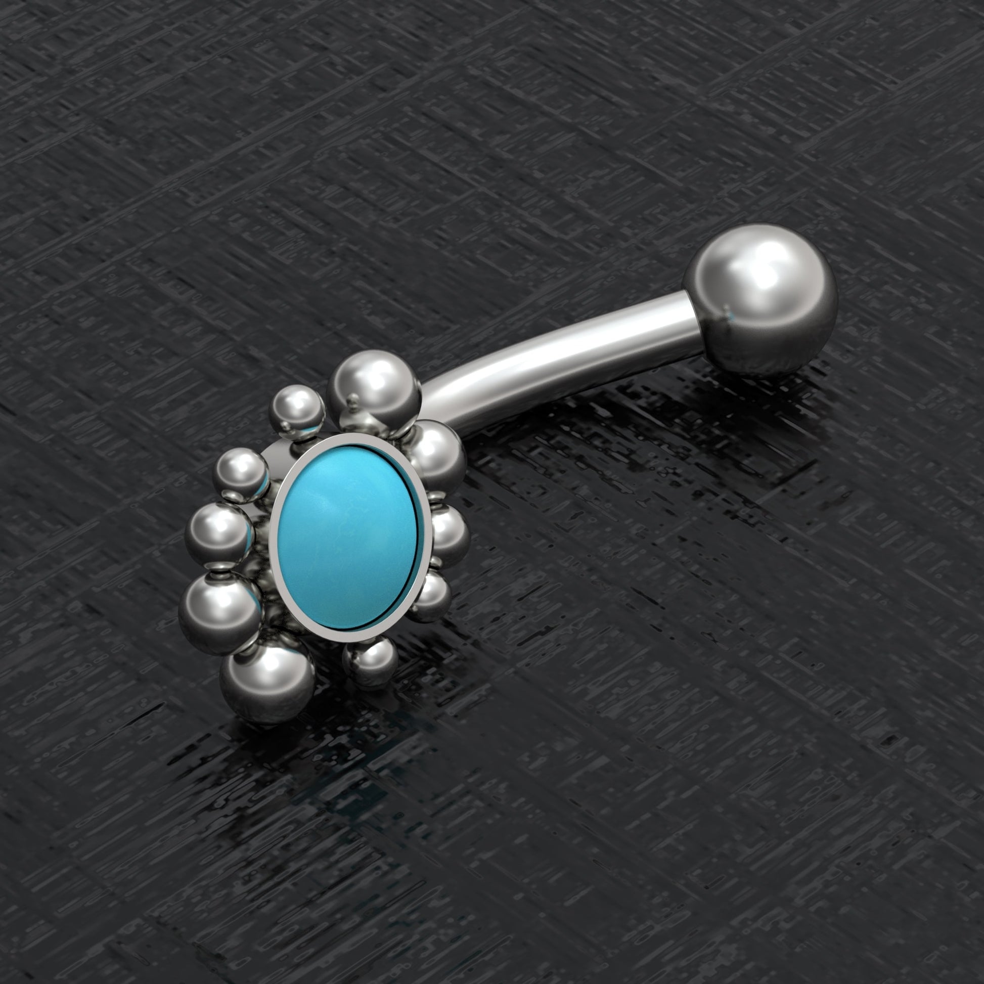 Eyebrow Jewelry Implant Grade Titanium - TitaniumFashion