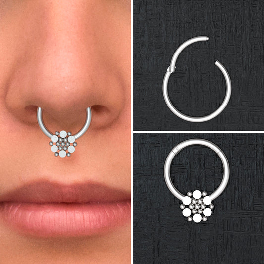 Daith Earring Surgical Steel - TitaniumFashion