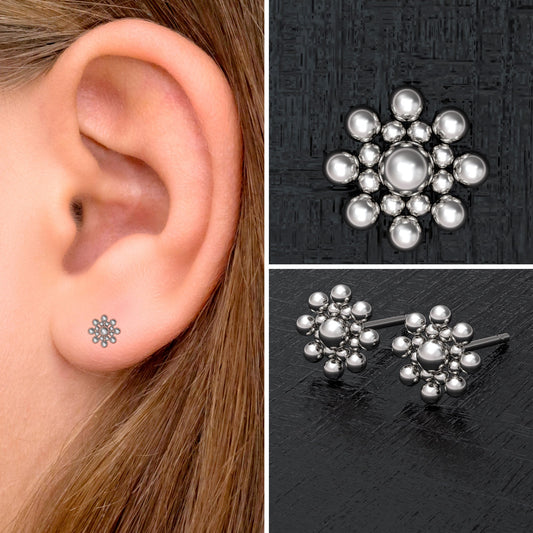 Simple Stud Earrings - TitaniumFashion