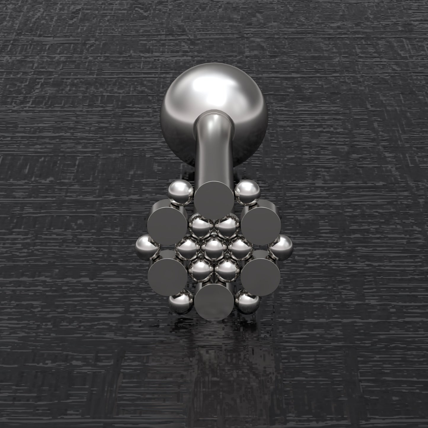 Tongue Bar - TitaniumFashion