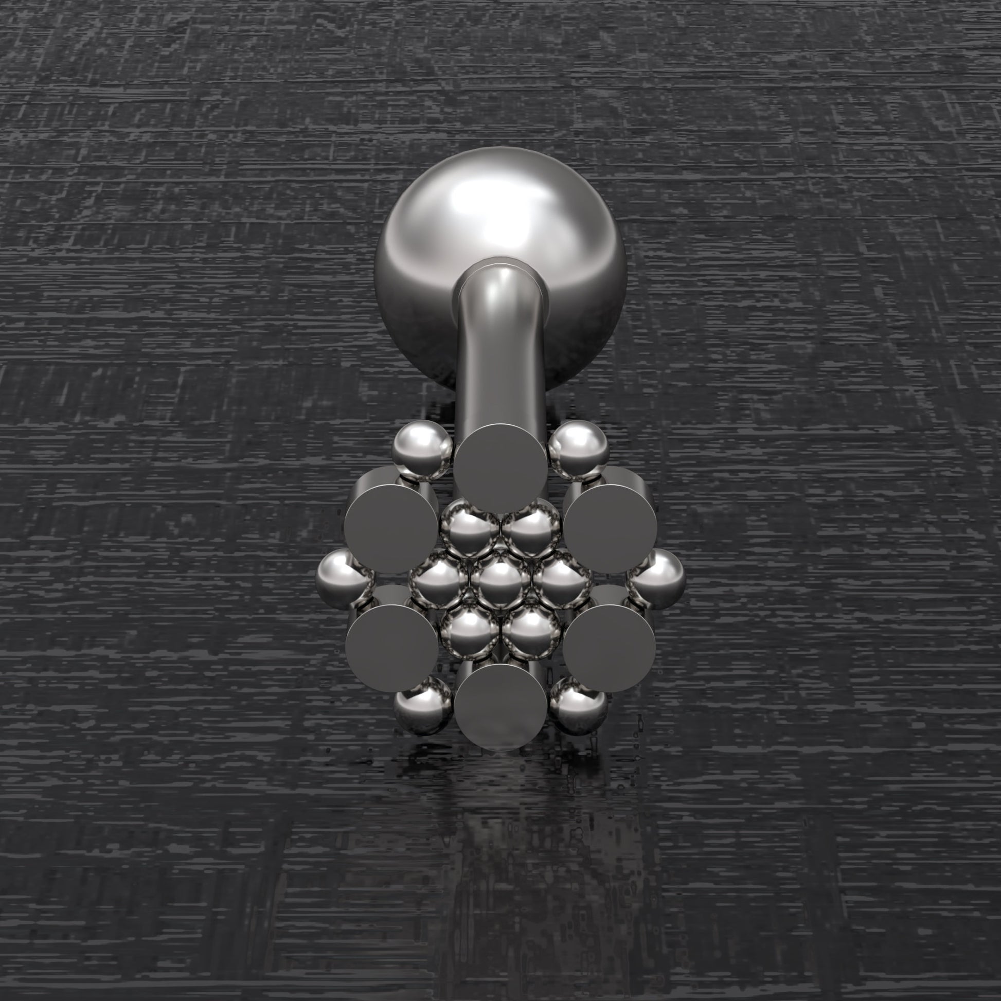 Tongue Bar - TitaniumFashion