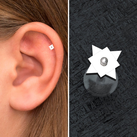 Cartilage Piercing Bioflex - TitaniumFashion