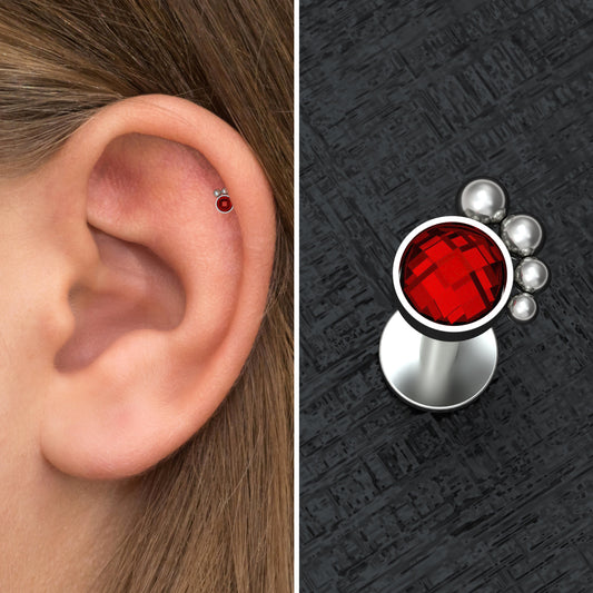 Titanium Forward Helix Earring Stud - TitaniumFashion