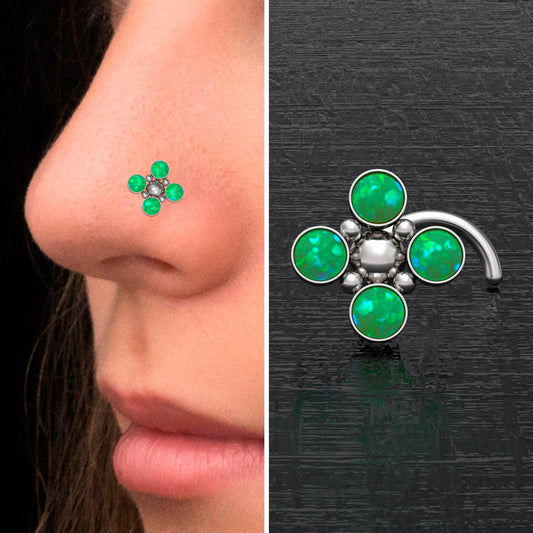 Nose Screw Stud Surgical Steel - TitaniumFashion