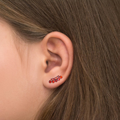 Up The Ear Earrings Surgical Steel - TitaniumFashion