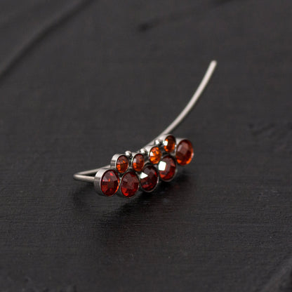 Up The Ear Earrings Surgical Steel - TitaniumFashion