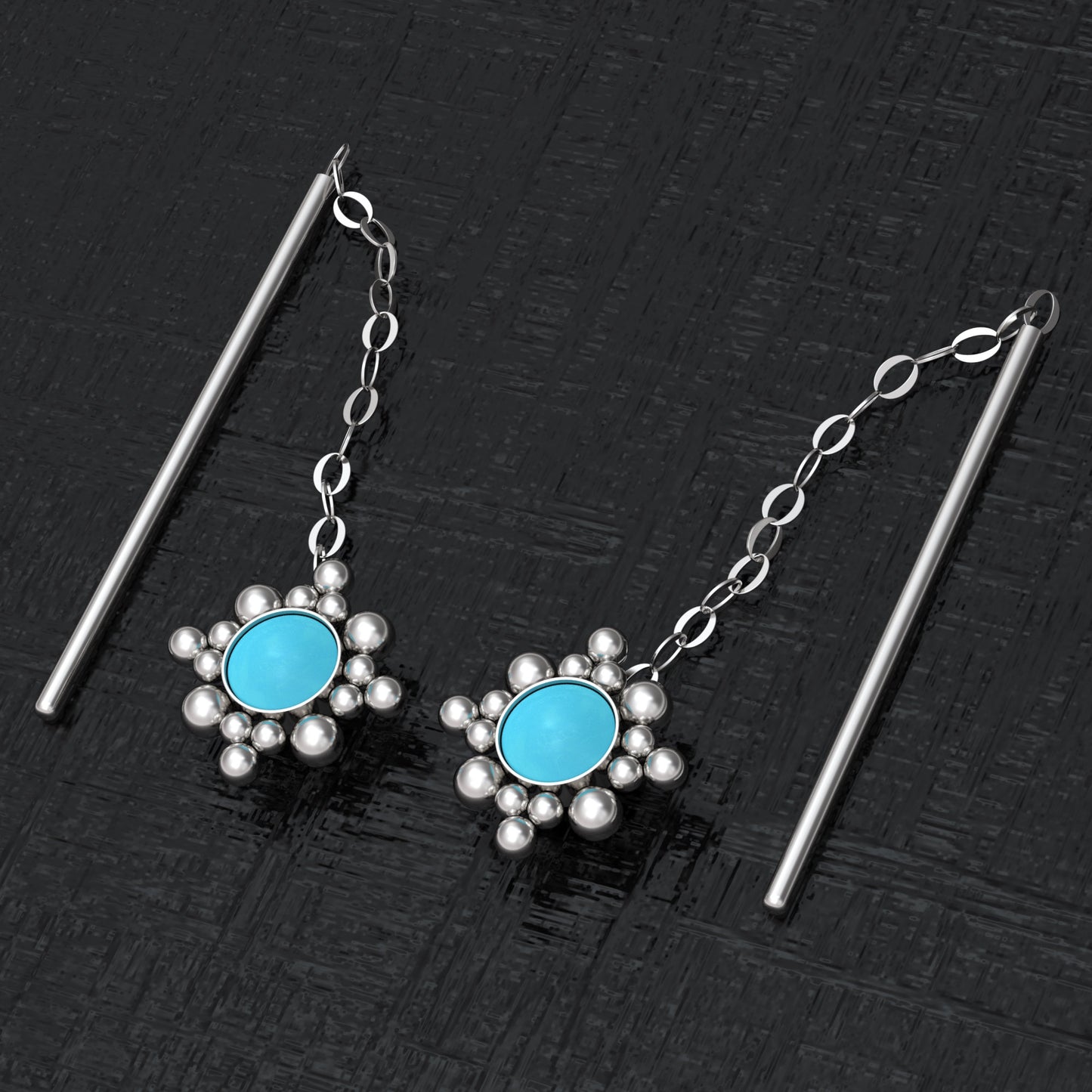 Drop Dangle Earrings Surgical Steel - TitaniumFashion