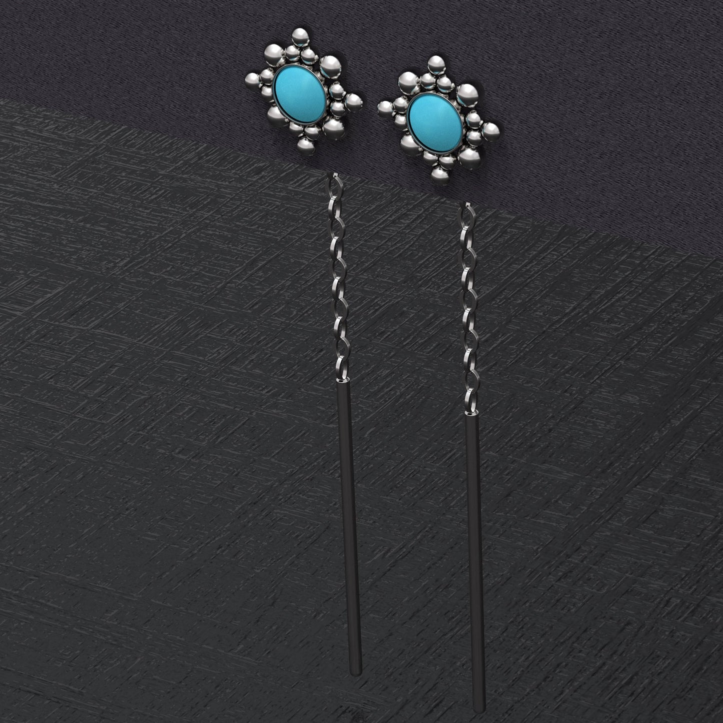 Drop Dangle Earrings Surgical Steel - TitaniumFashion