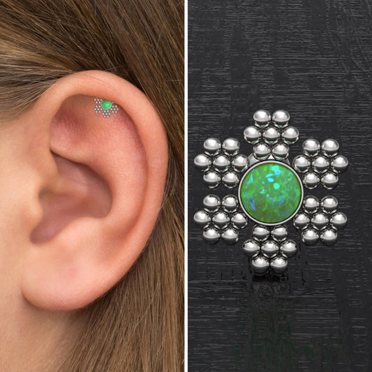 Forward Helix Piercing Surgical Steel - TitaniumFashion