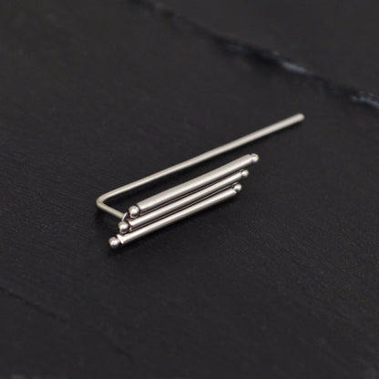 Climbing Ear Cuff Earrings Surgical Steel - TitaniumFashion