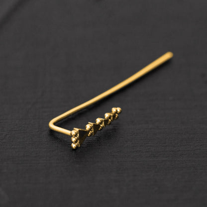 Ear Climber Earrings Surgical Steel - TitaniumFashion