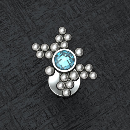 CZ Forward Helix Earring Titanium Implant Grade - TitaniumFashion