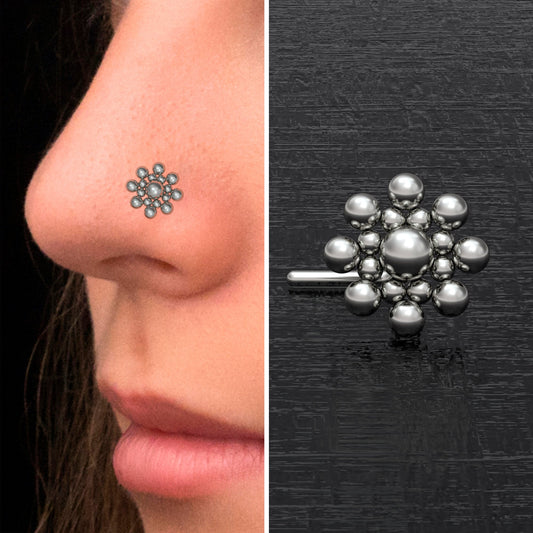 Nose Screw Stud Titanium Implant Grade - TitaniumFashion
