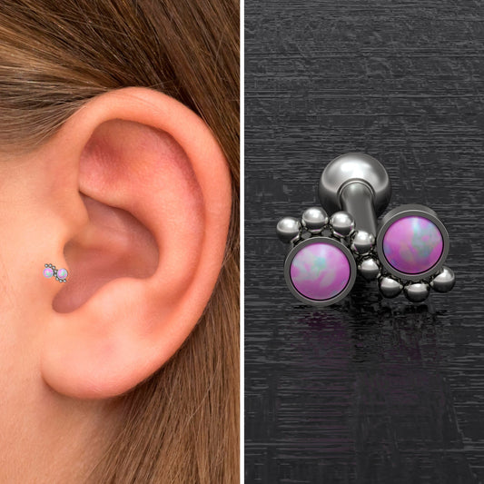 Tragus Earring Titanium Implant Grade - TitaniumFashion