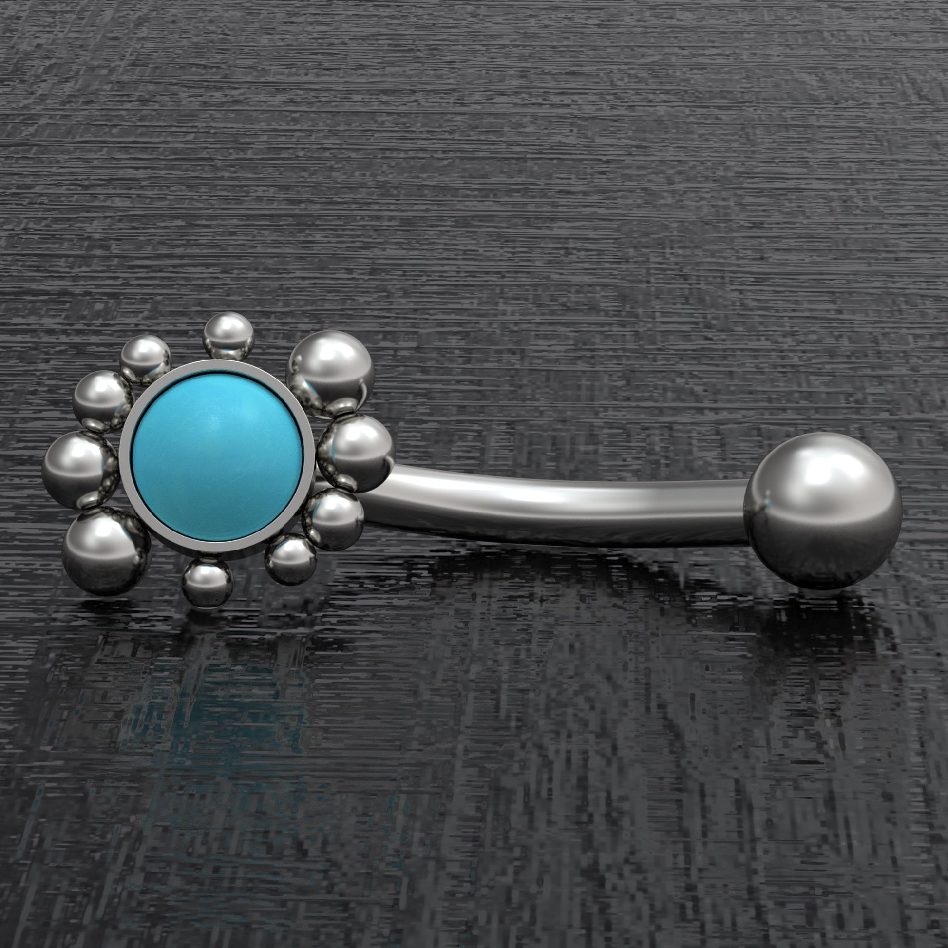 Eyebrow Jewelry Implant Grade Titanium - TitaniumFashion