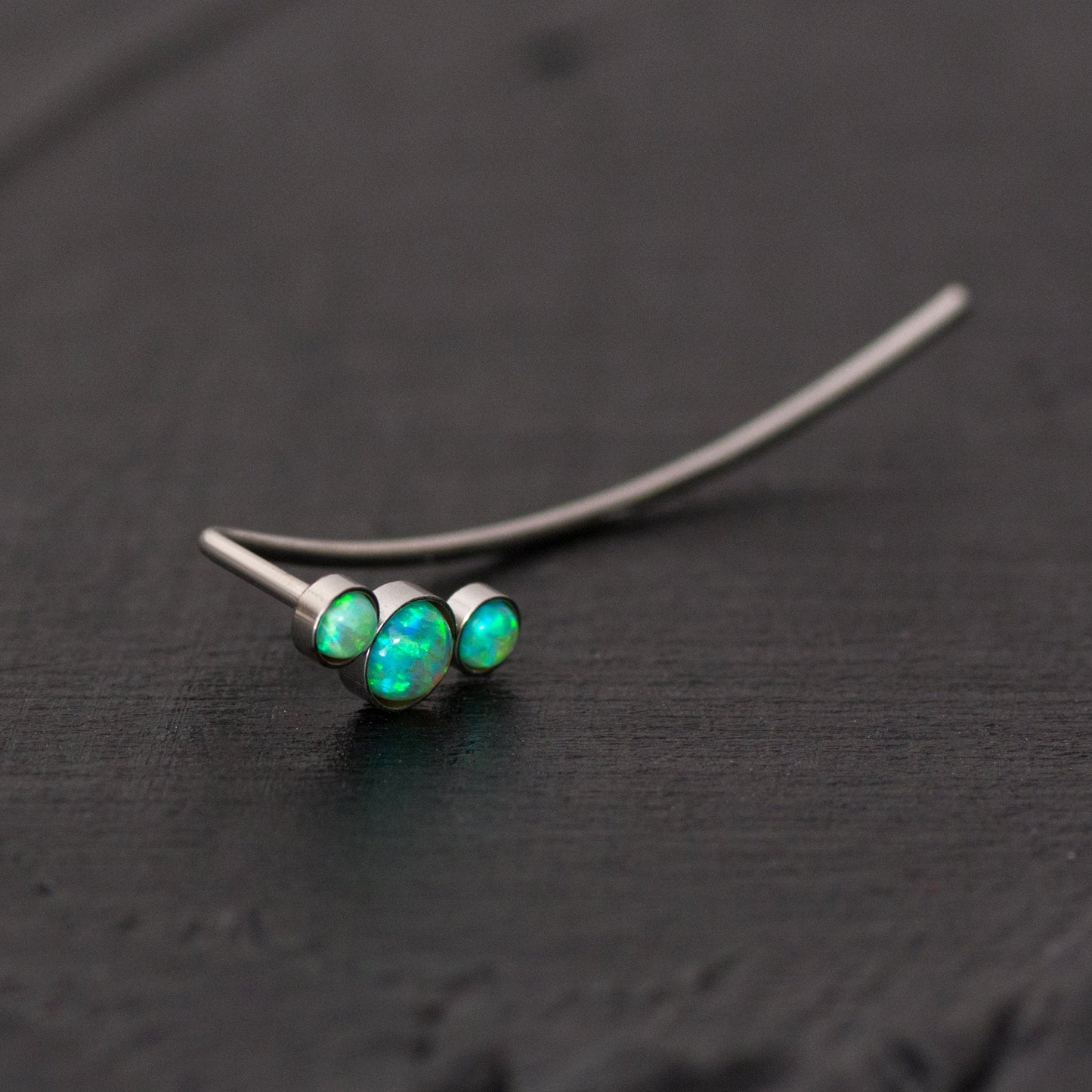 Ear Pin Earrings Surgical Steel - TitaniumFashion