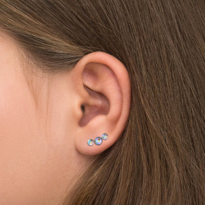 Surgical Steel Ear Crawler CZ - TitaniumFashion