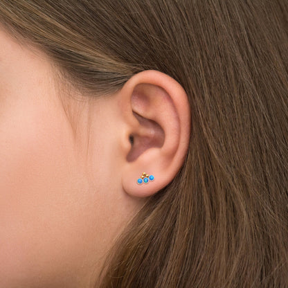 Up The Ear Earrings Surgical Steel - TitaniumFashion