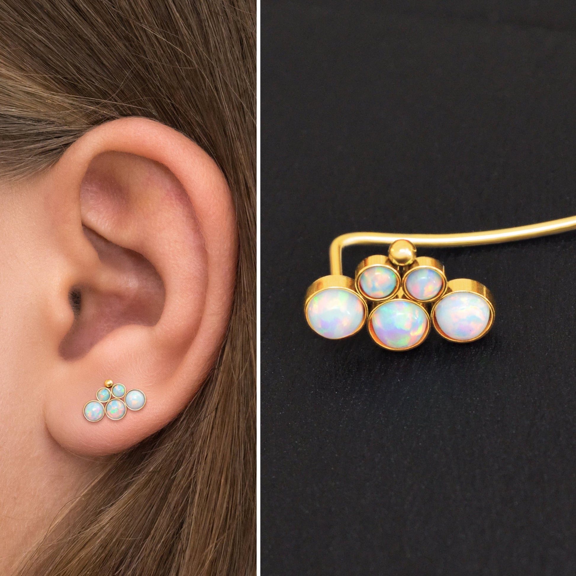 Surgical Steel Ear Crawler Earrings - TitaniumFashion