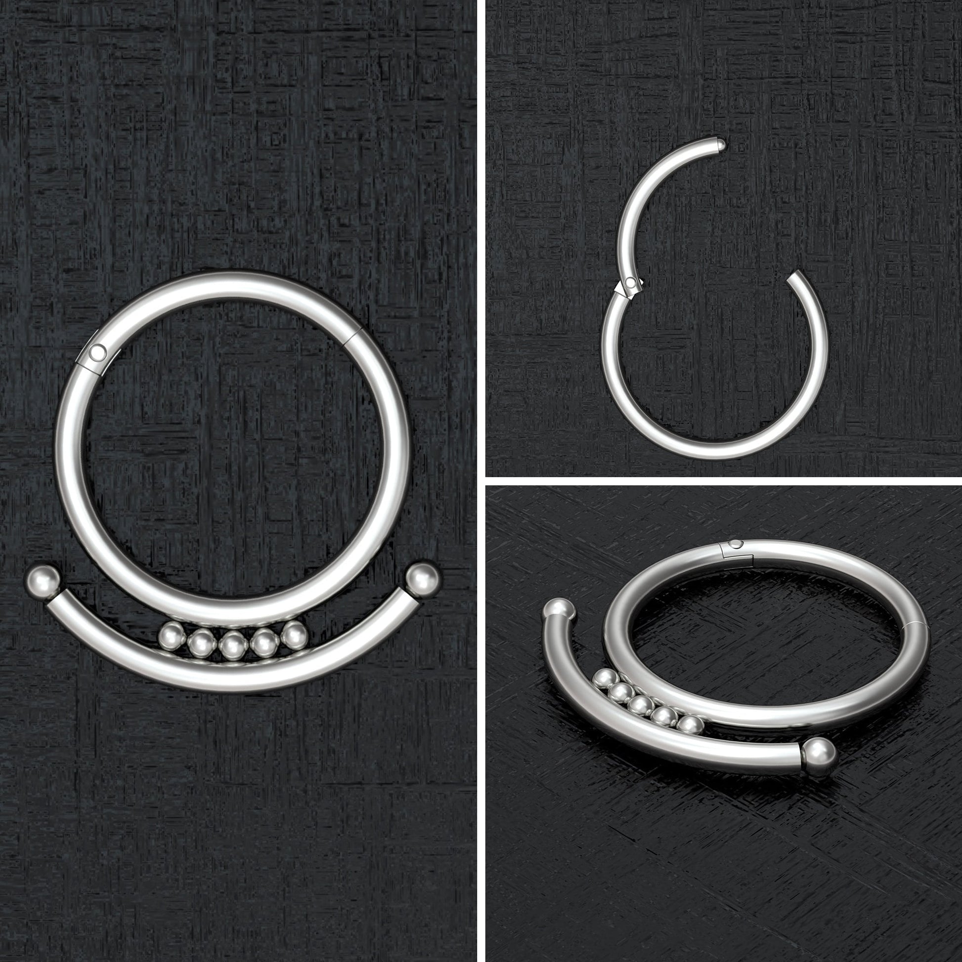 Nipple Ring Hoop Titanium - TitaniumFashion