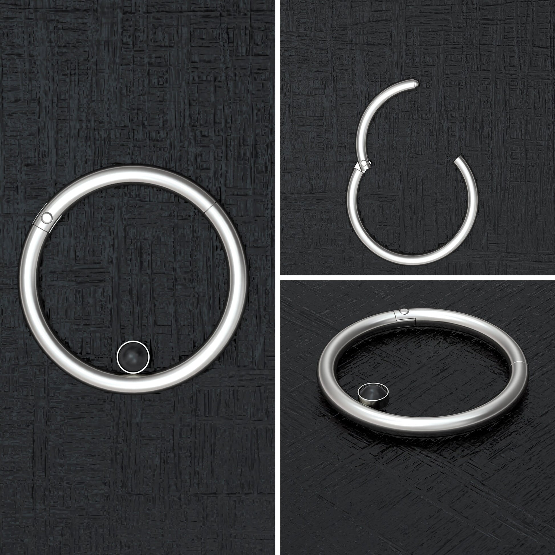 Onyx Nipple Clicker Titanium - TitaniumFashion