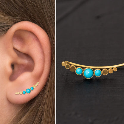 Ear Pin Earrings Surgical Steel - TitaniumFashion