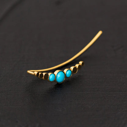 Ear Pin Earrings Surgical Steel - TitaniumFashion