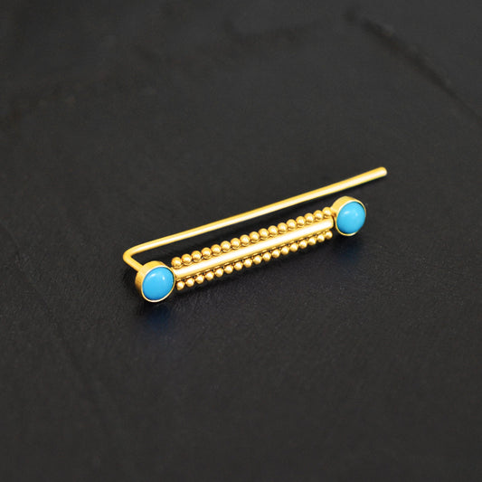 Up The Ear Earrings Surgical Steel - TitaniumFashion