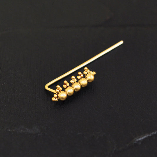 Climber Earrings Surgical Steel - TitaniumFashion