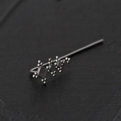 Up The Ear Earrings Surgical Steel - TitaniumFashion