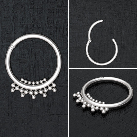 Nipple Earring Surgical Steel - TitaniumFashion