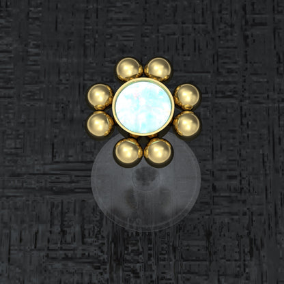 Medusa Lip Ring Bioflex - TitaniumFashion