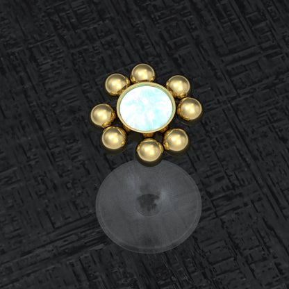 Medusa Lip Ring Bioflex - TitaniumFashion